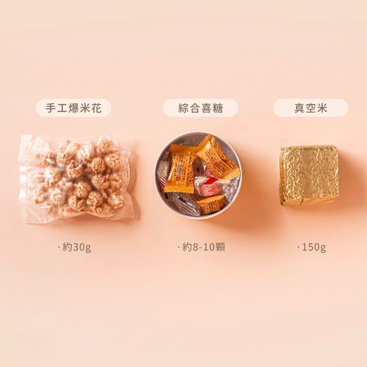 中式婚禮綁繩囍氣大圓盒 商品圖2