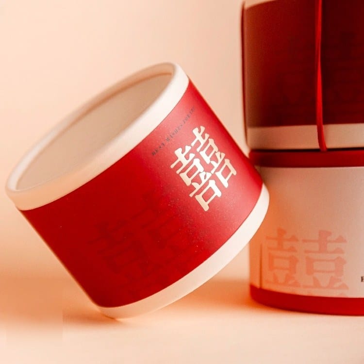 中式婚禮綁繩囍氣大圓盒 商品圖7