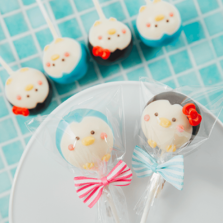 企鵝夫婦蛋糕棒棒糖 商品圖3
