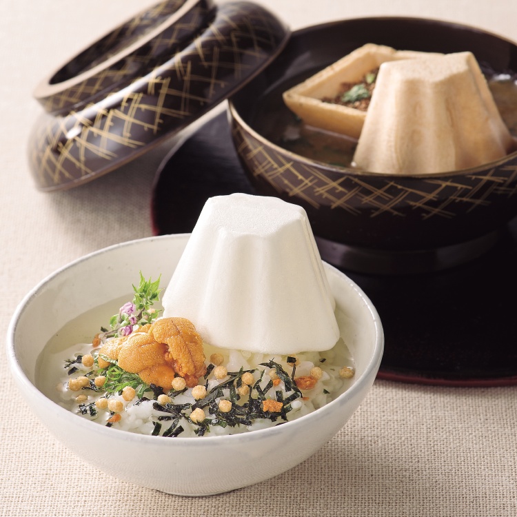富士山造型最中餅茶泡飯＆味噌湯 商品圖1