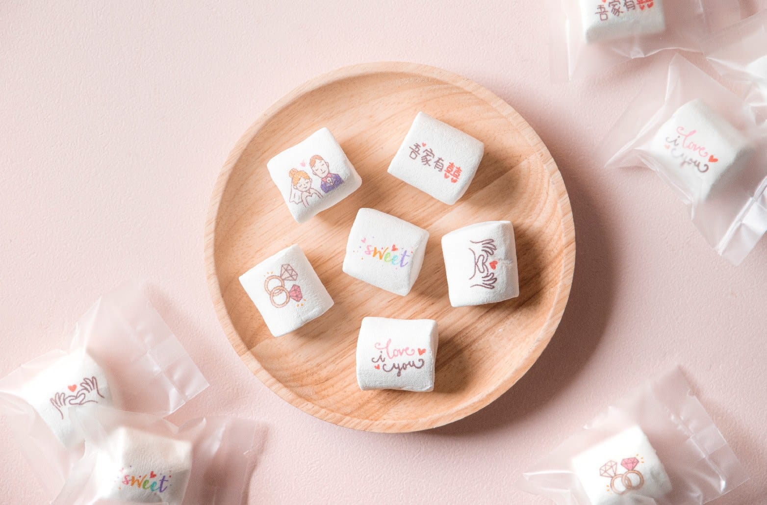 幸福婚禮系列主題棉花糖 商品圖3