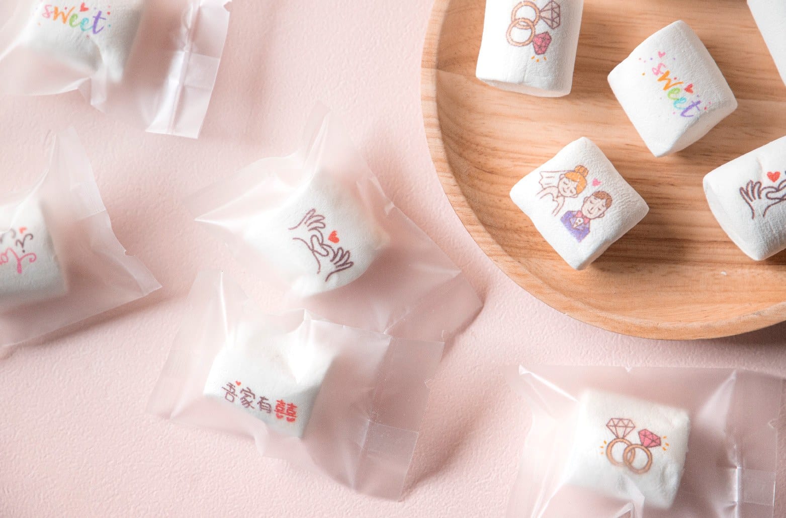 幸福婚禮系列主題棉花糖 商品圖5