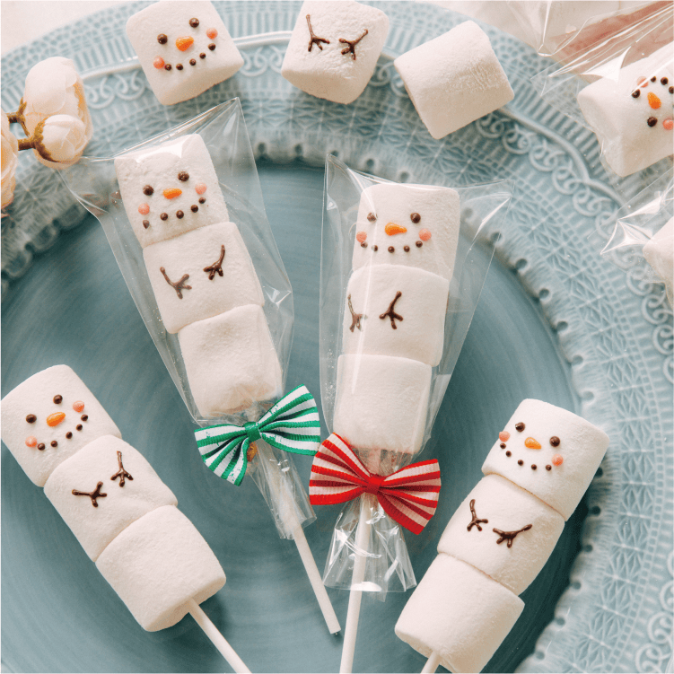 微笑雪人棉花棒棒糖 商品圖2