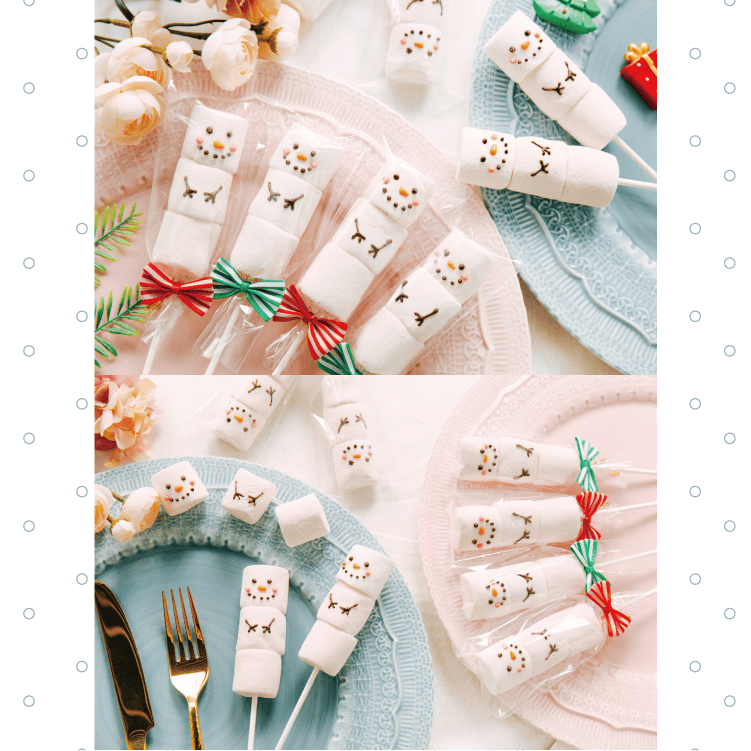 微笑雪人棉花棒棒糖 商品圖3