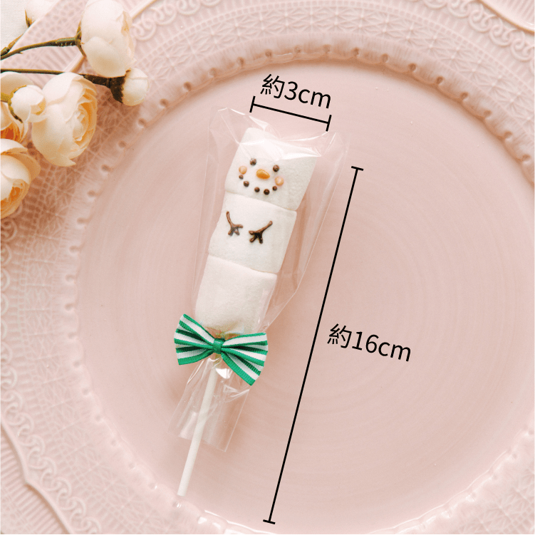 微笑雪人棉花棒棒糖 商品圖9