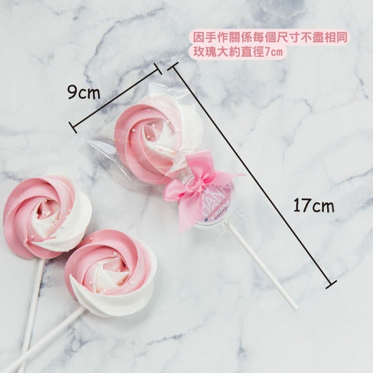手作粉玫瑰雙色馬林糖 商品圖6
