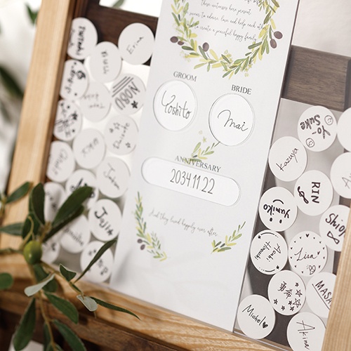 投入式結婚誓約迎賓簽名板WELCOME DROPS BOARD 商品圖5