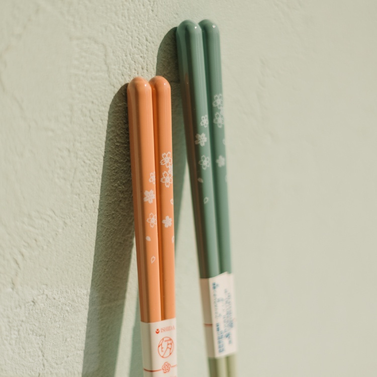 日本進口 山影花語對筷組 商品圖2