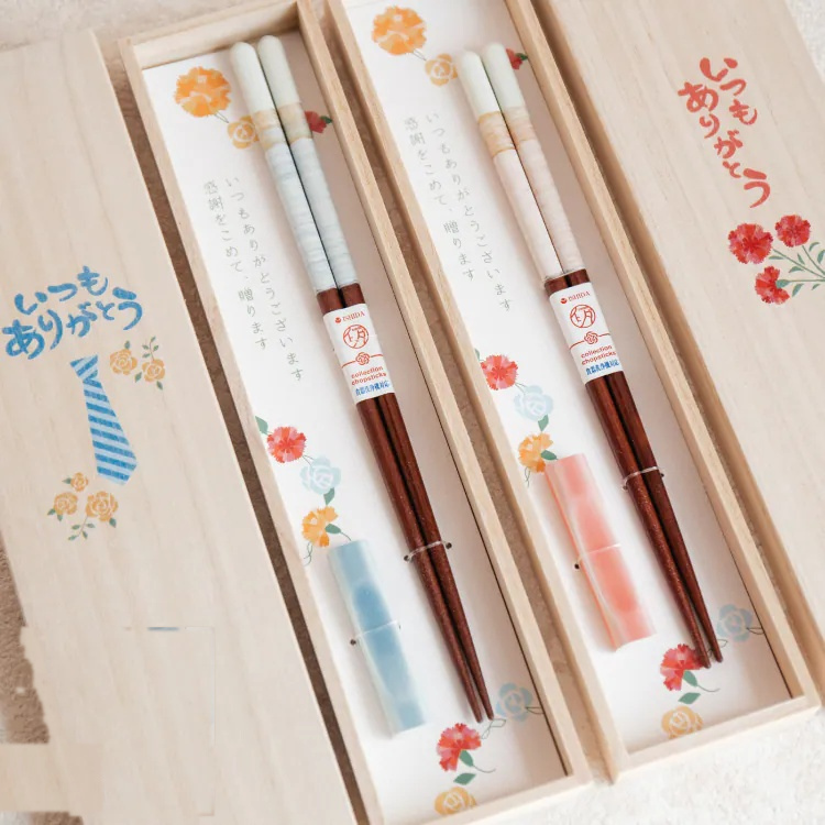 日本進口 感謝花語對筷禮盒 商品圖6