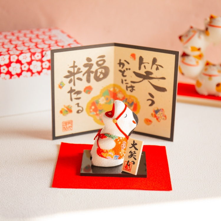 日本進口 日式笑迎小福馬擺飾 商品圖1