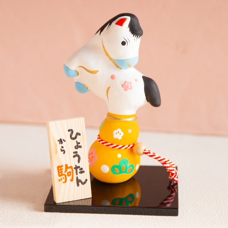 日本進口 日式躍福小馬擺飾 商品圖2