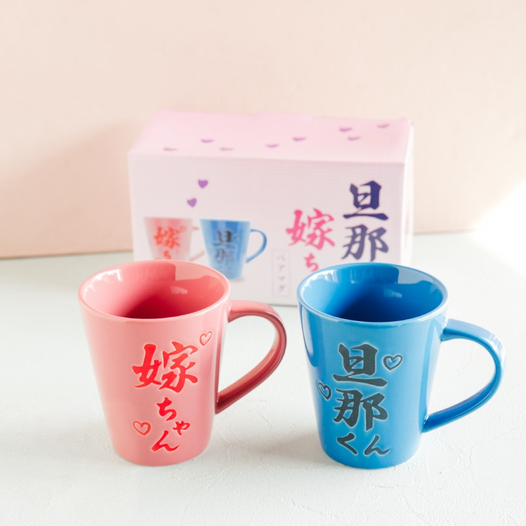 日本進口 旦娜夫婦對杯組合 商品圖2