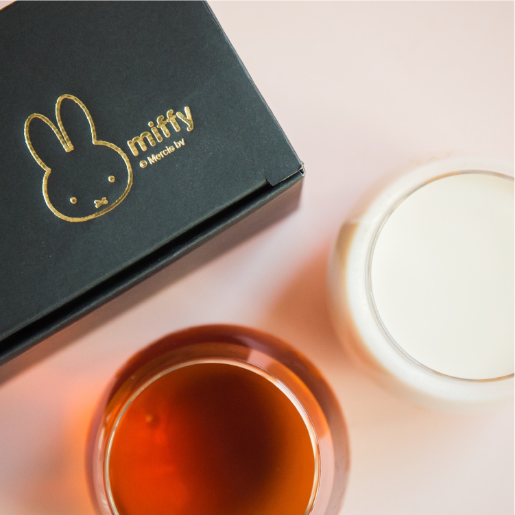 日本miffy米菲兔大臉透明不倒翁玻璃對杯 商品圖3