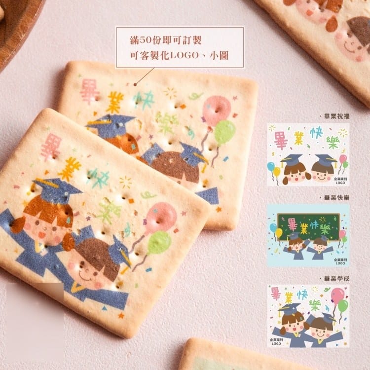 畢業食品印製餅乾 50份起訂 商品圖2