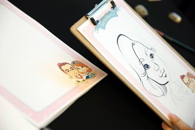 婚禮速寫畫家作品 02
