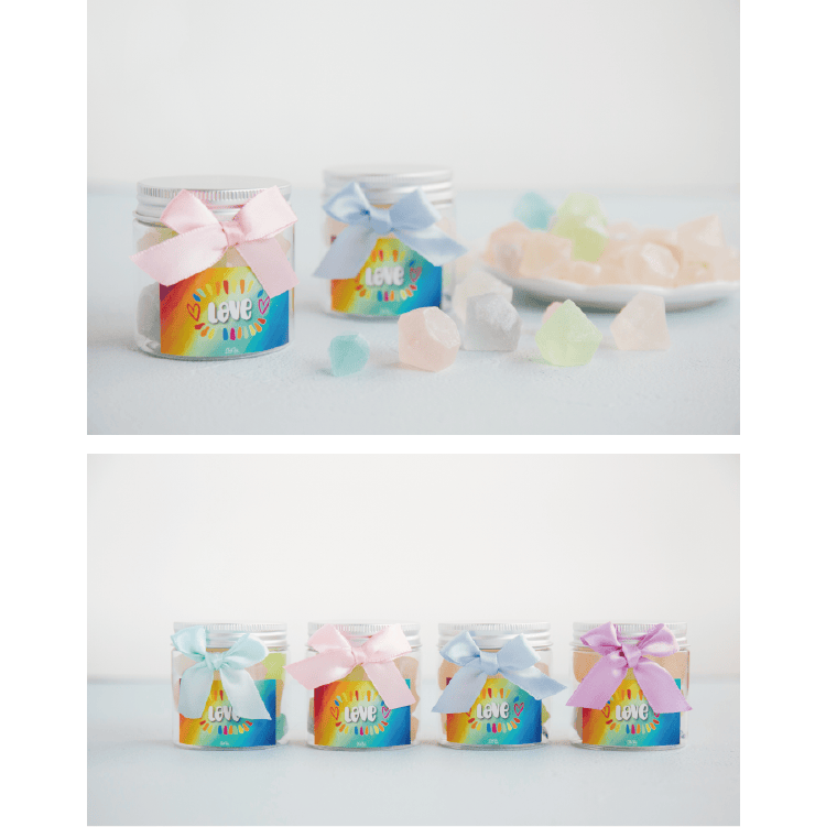 絢麗彩虹鑽石琥珀糖小圓罐 商品圖3