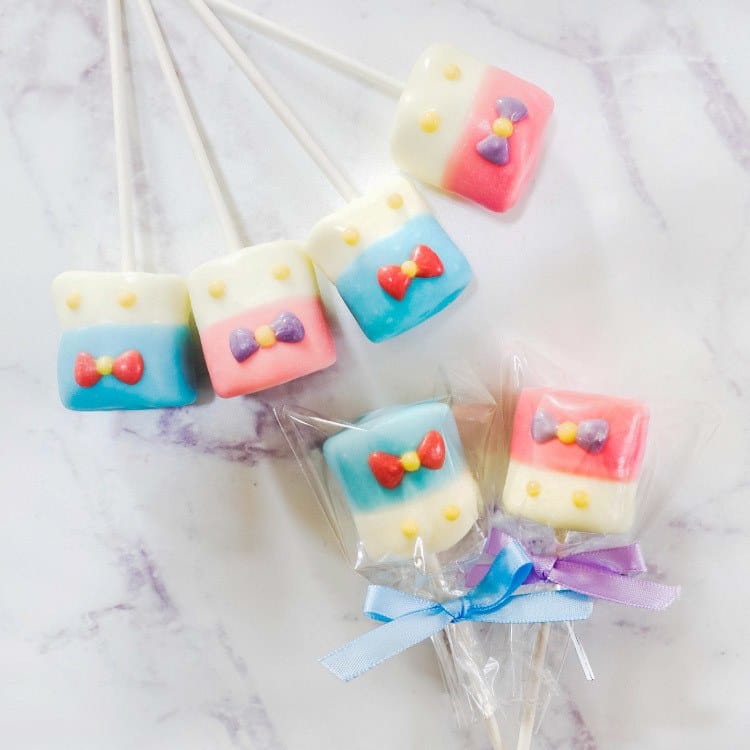 蝴蝶結造型棉花棒棒糖 商品圖6