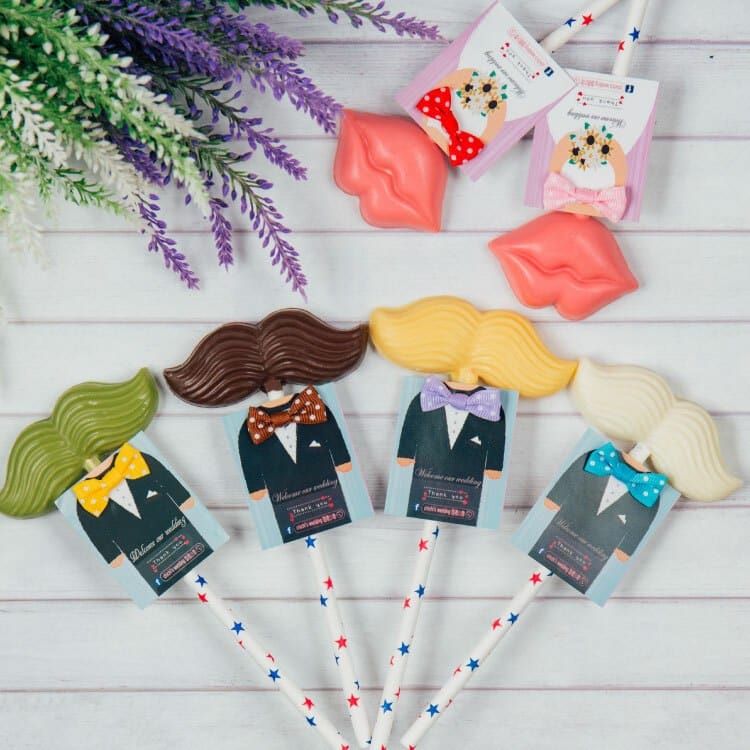 西式禮服鬍子嘴唇巧克力 商品圖2