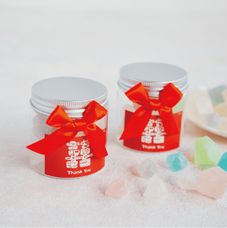 雙囍臨門琥珀糖小圓罐 商品圖1