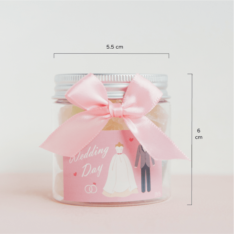 韓式婚禮琥珀糖小圓罐 商品圖15