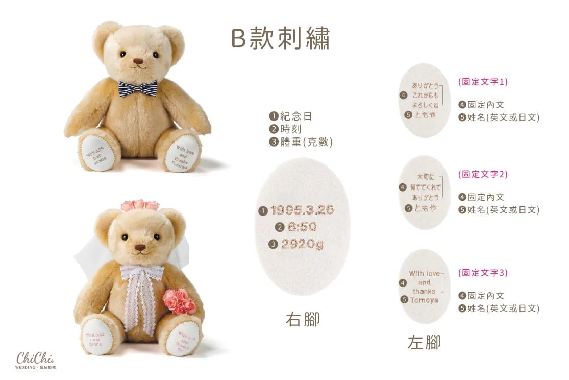CAMELY MARIAGE日本感恩禮 謝親禮體重熊 商品圖14