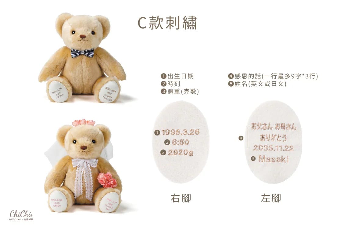 CAMELY MARIAGE日本感恩禮 謝親禮體重熊 商品圖15