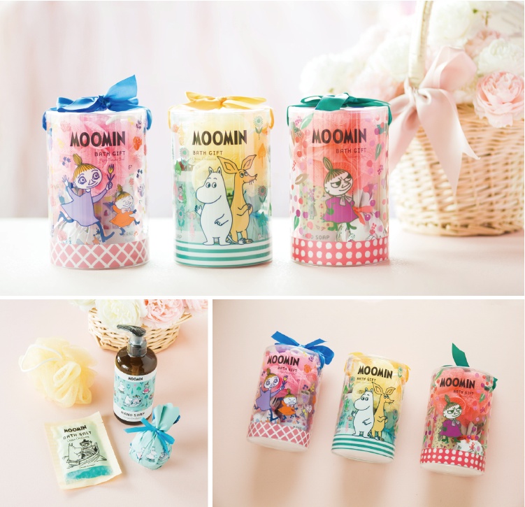 MOOMIN嚕嚕米圓筒清潔保養洗手露+浴鹽+泡澡球+沐浴球 商品圖8