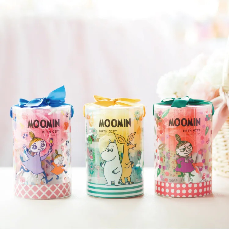 MOOMIN嚕嚕米圓筒清潔保養洗手露+浴鹽+泡澡球+沐浴球 商品圖10