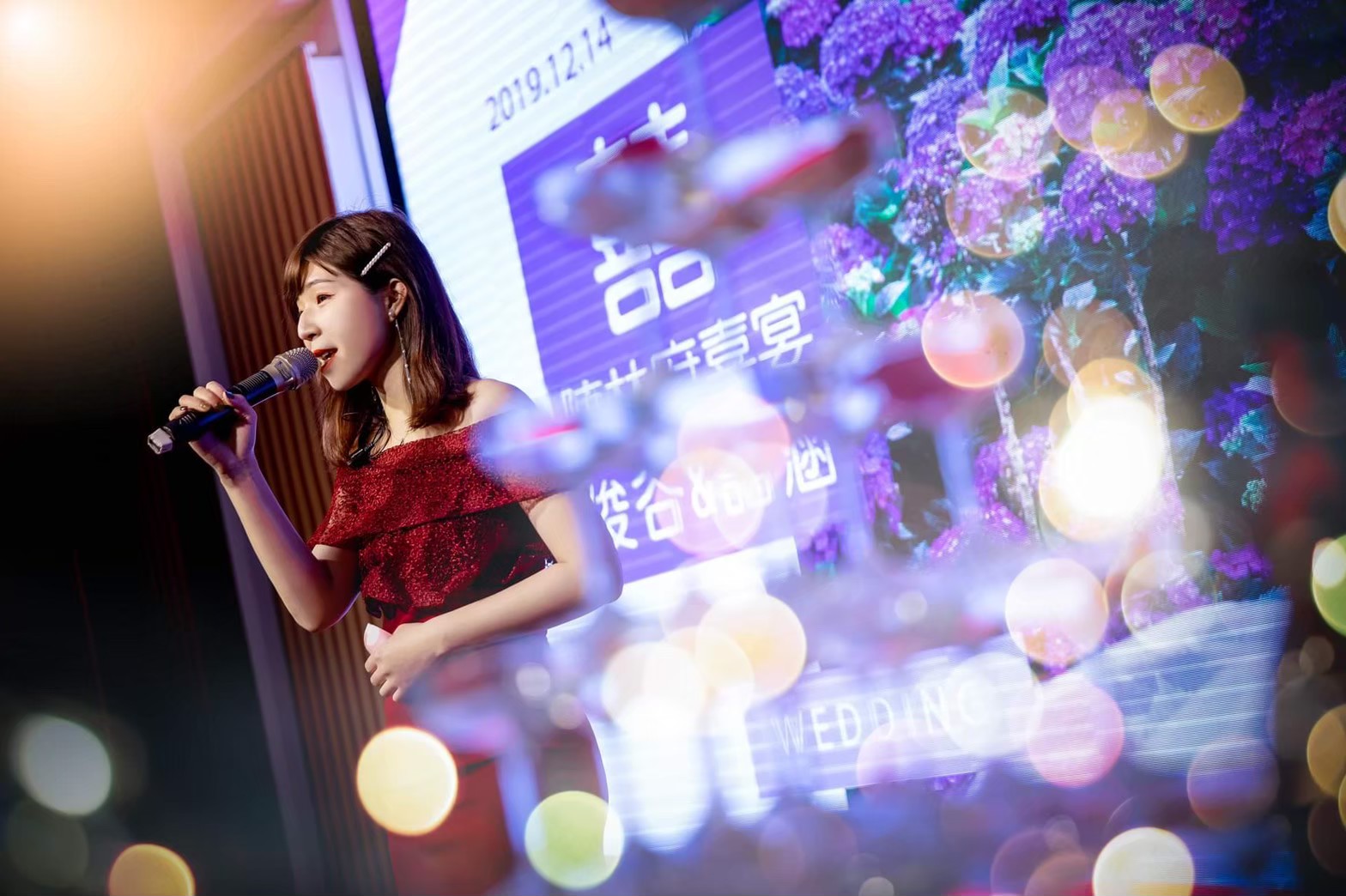 婚禮主持人 CHERIE 現場主持形象照 1