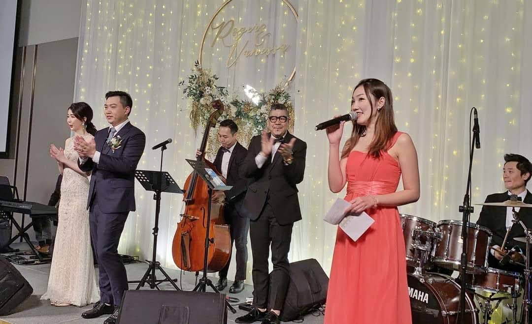 婚禮主持人 MIGA 現場主持形象照 2