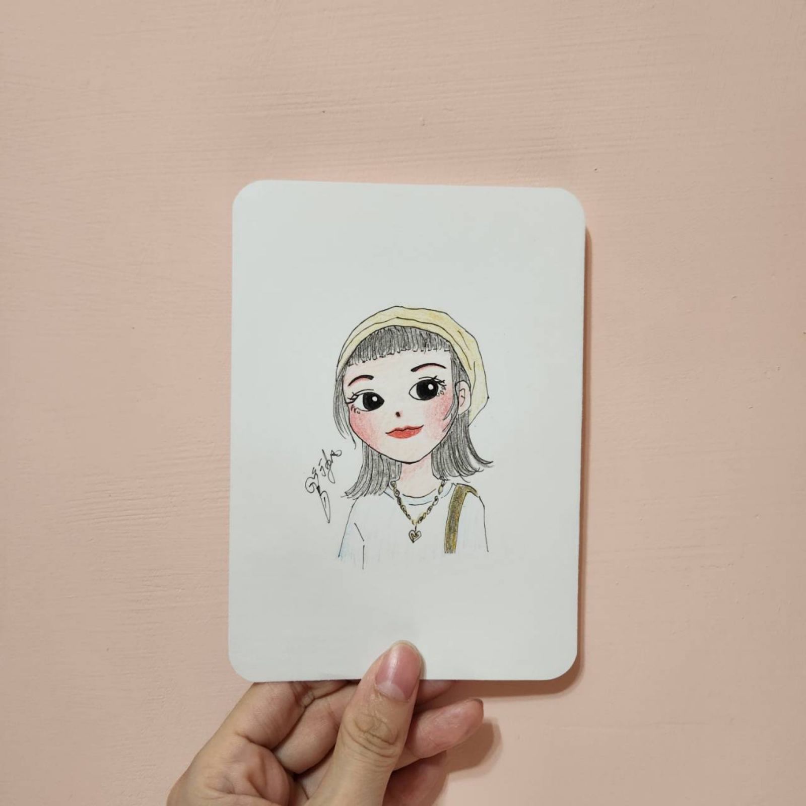 婚禮色鉛筆畫家作品 09