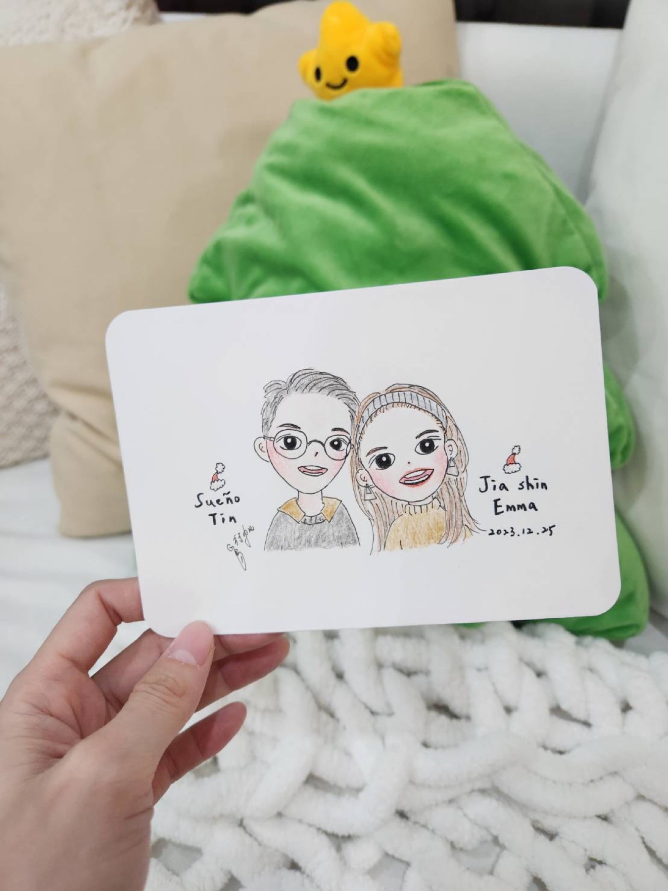 婚禮色鉛筆畫家作品 14
