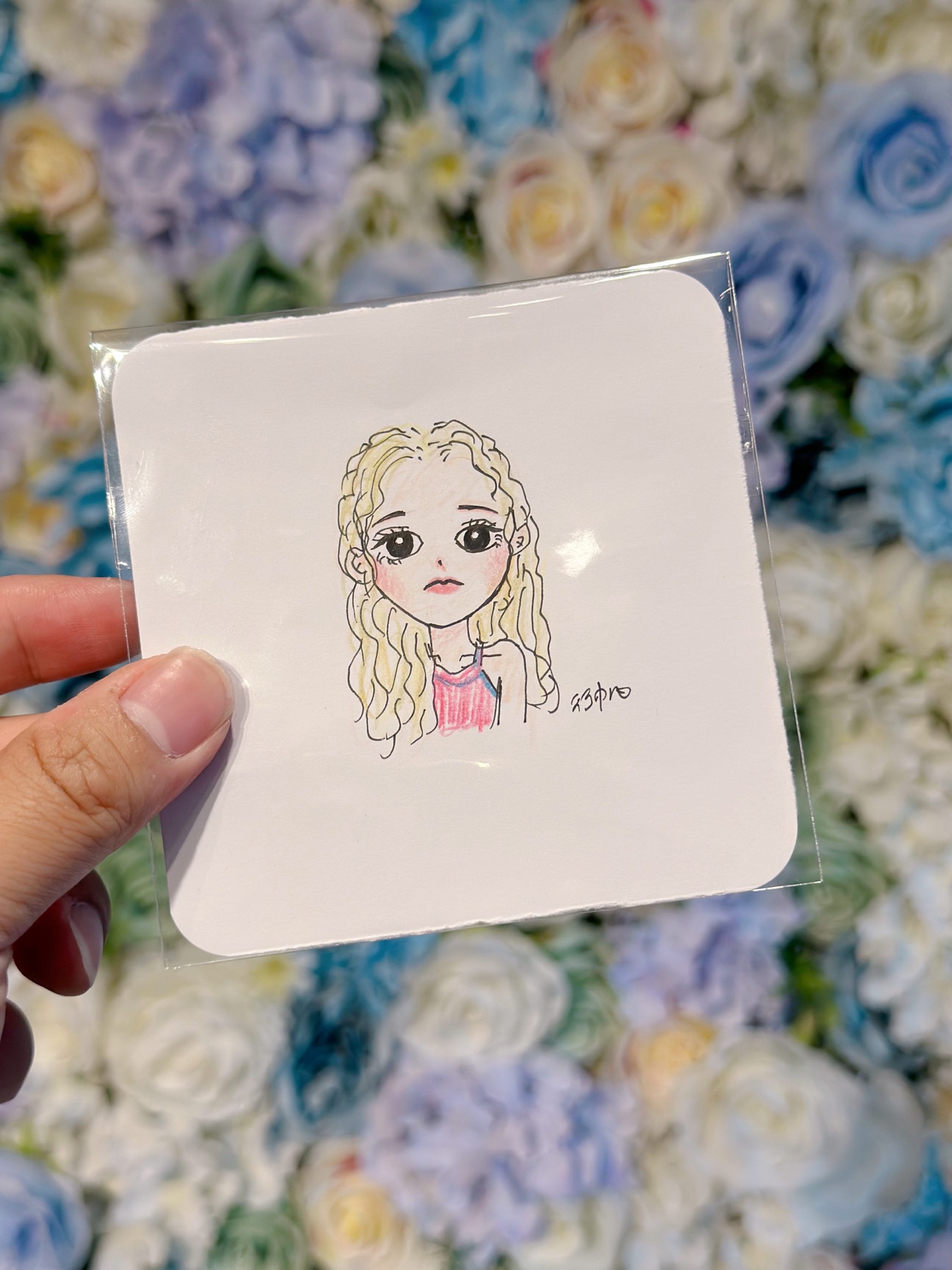 婚禮色鉛筆畫家作品 17