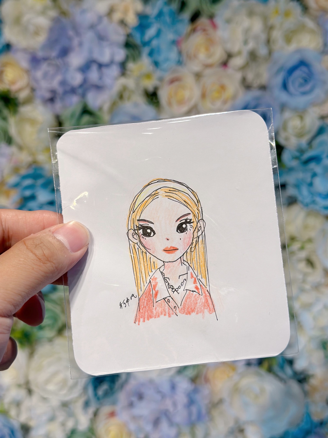 婚禮色鉛筆畫家作品 18