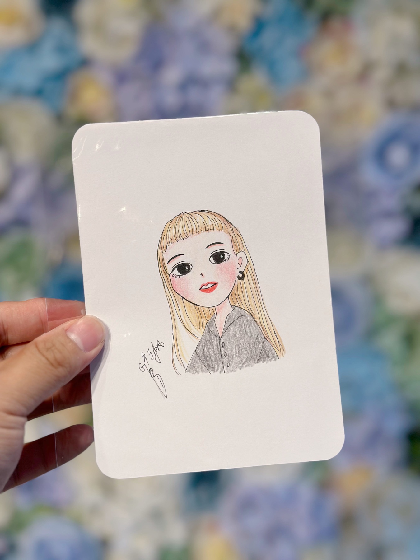 婚禮色鉛筆畫家作品 19
