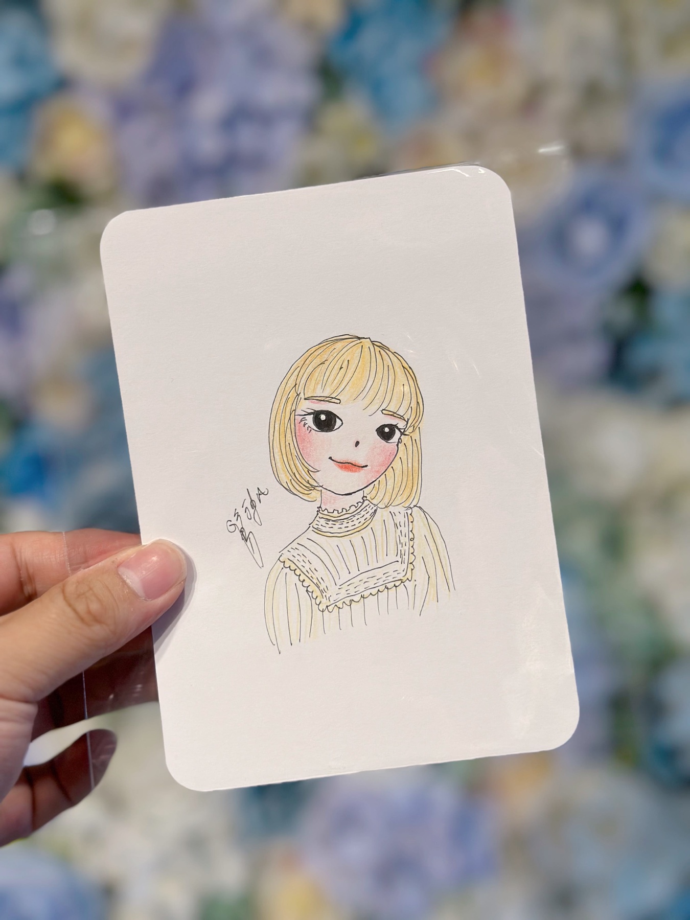 婚禮色鉛筆畫家作品 22