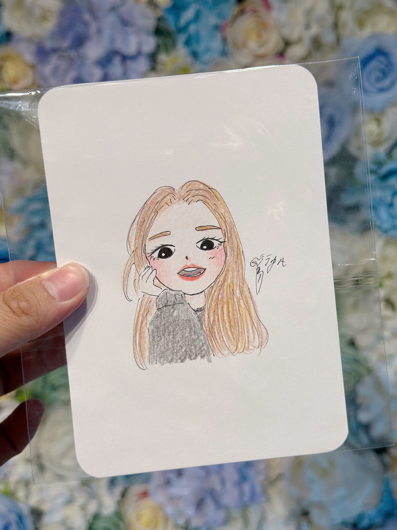 婚禮色鉛筆畫家作品 24