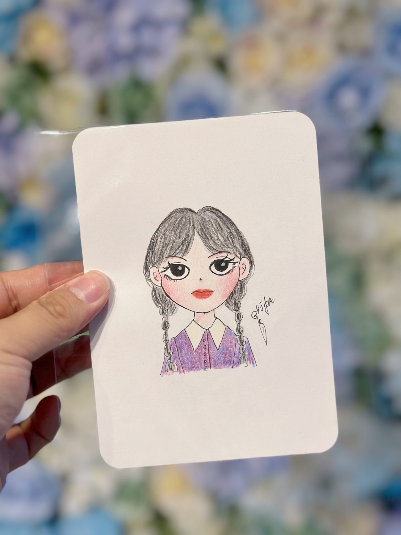 婚禮色鉛筆畫家作品 25