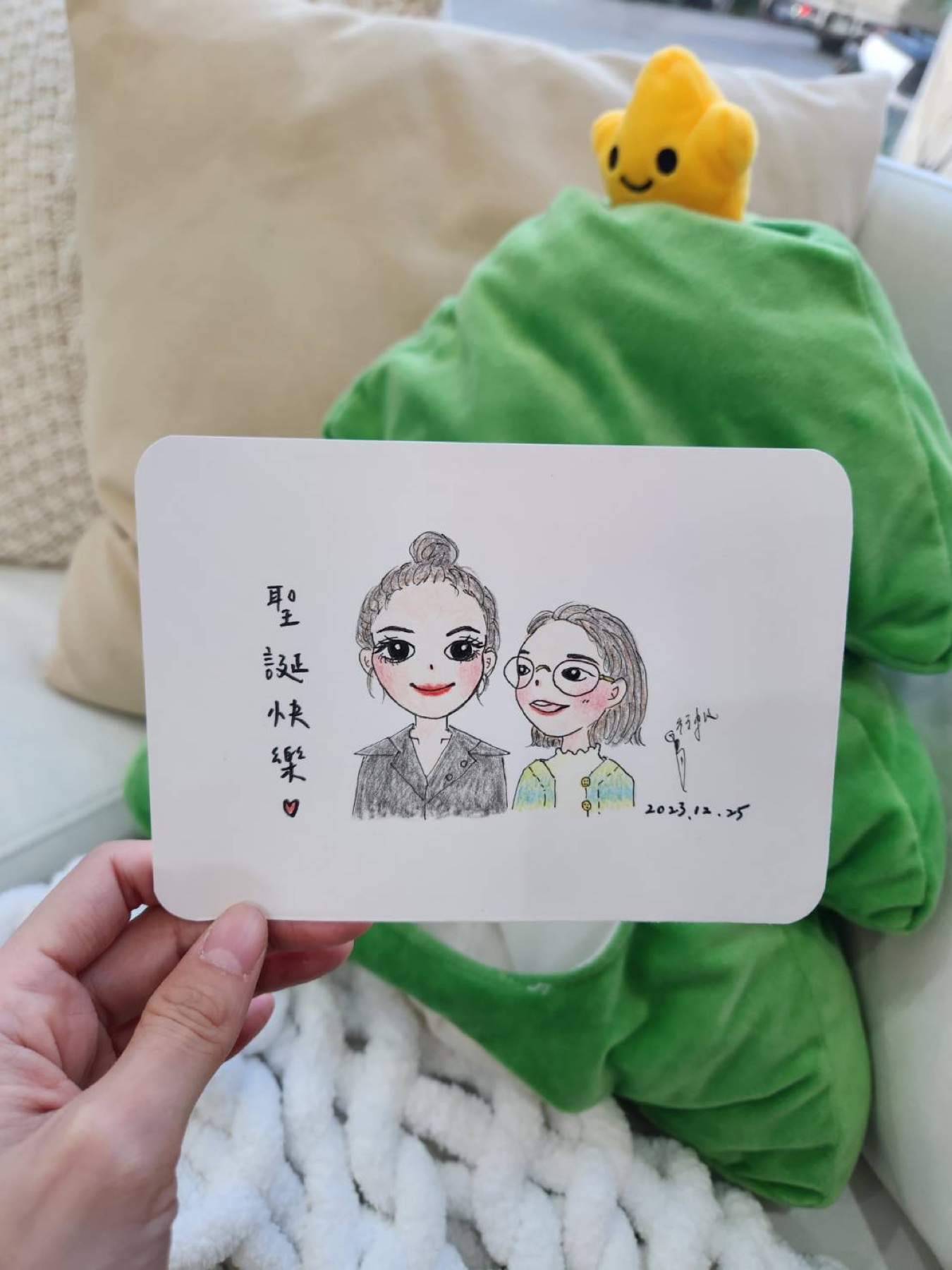 婚禮色鉛筆畫家作品 02