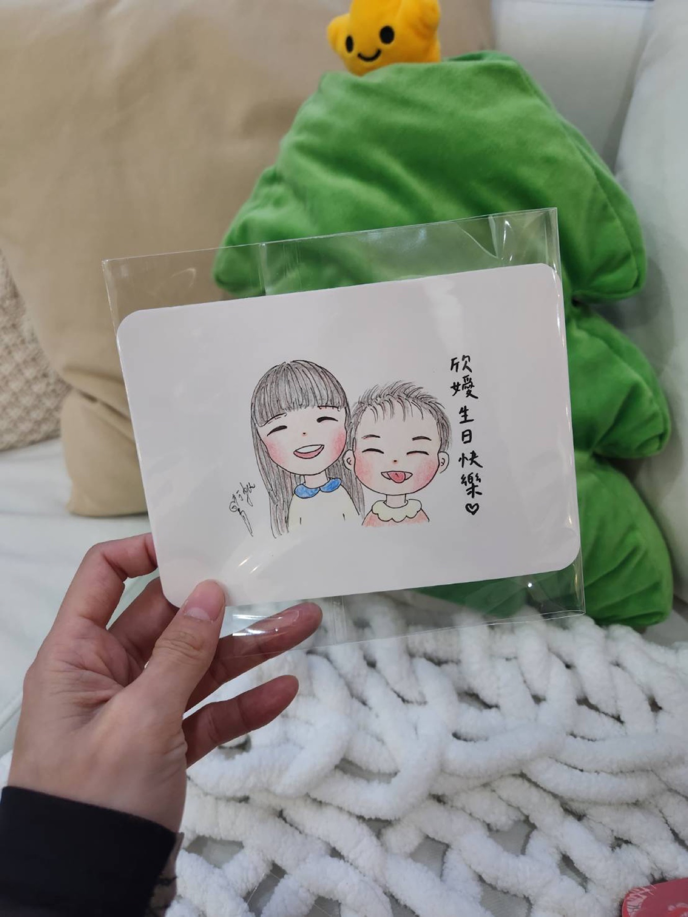 婚禮色鉛筆畫家作品 04