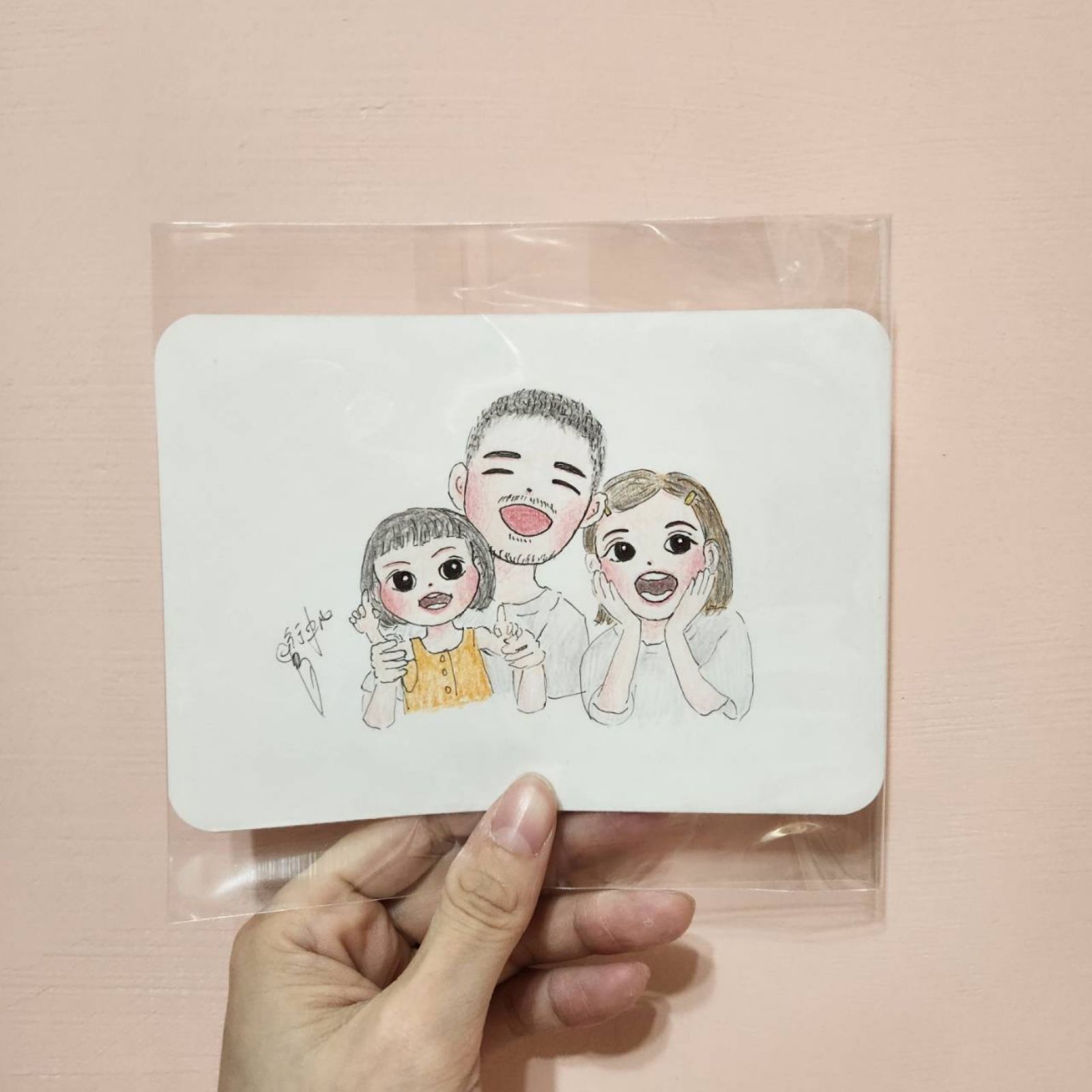 婚禮色鉛筆畫家作品 07