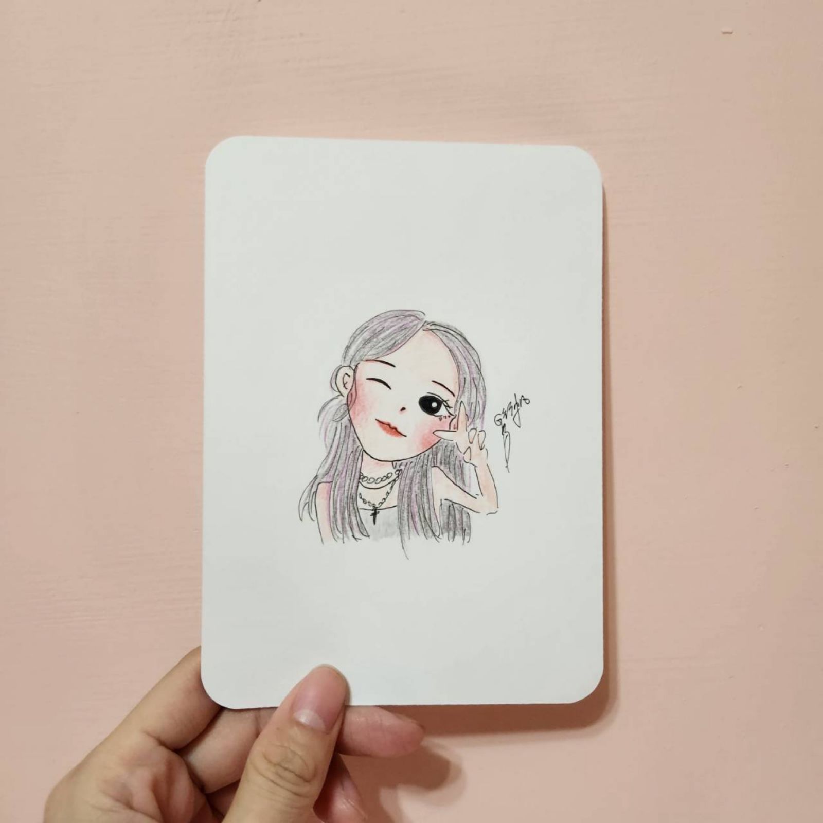 婚禮色鉛筆畫家作品 11
