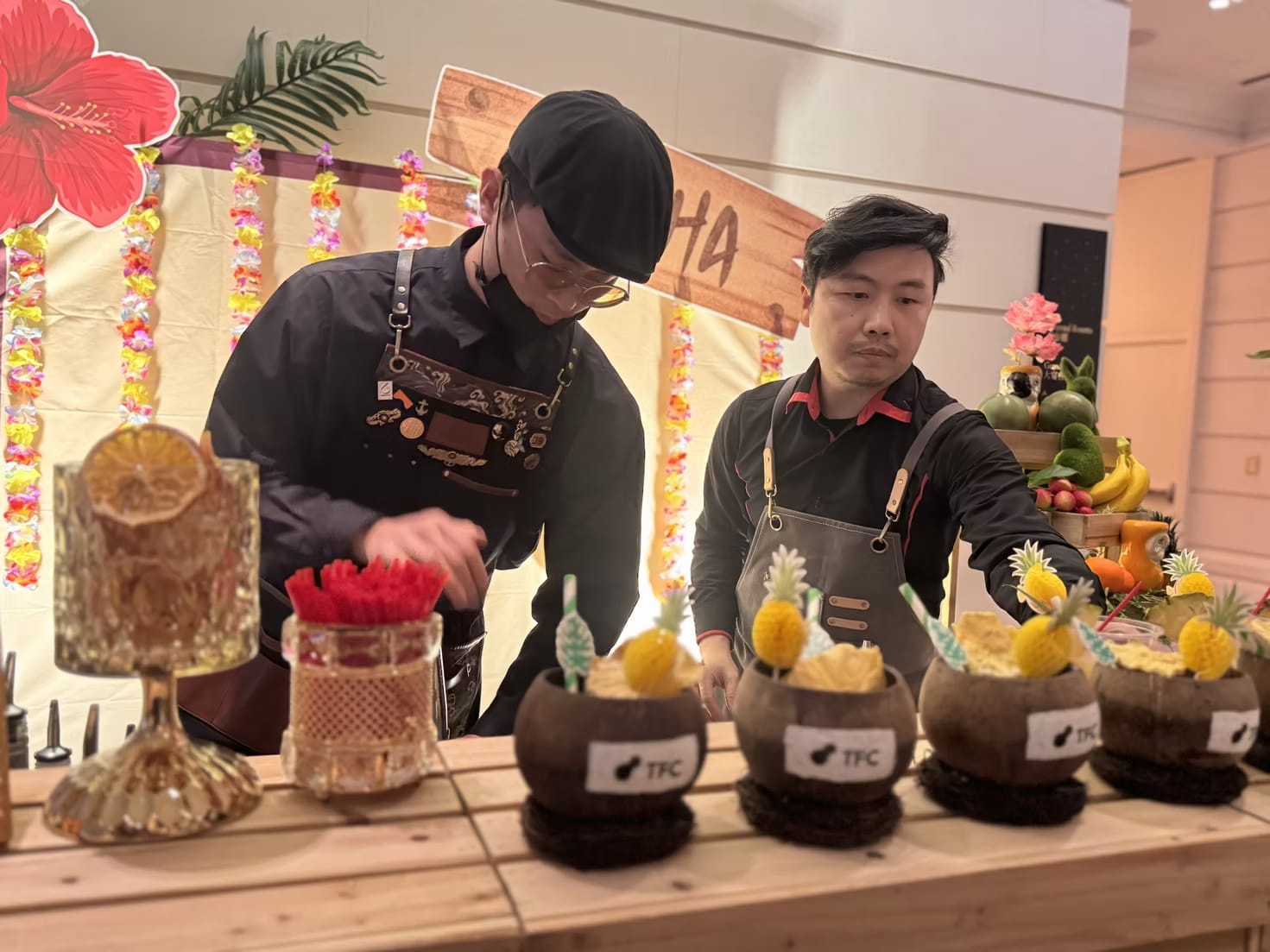 夏威夷 ALOHA主題婚宴調酒吧作品 02
