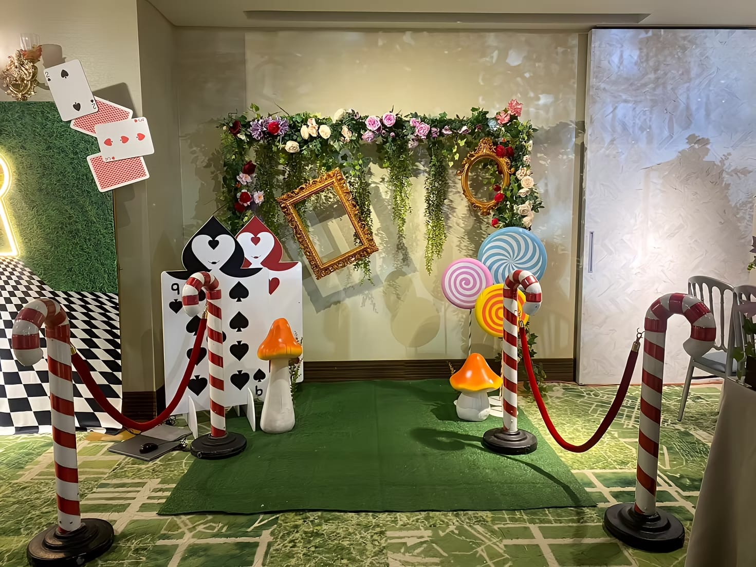 夢遊仙境主題婚宴調酒吧作品 05