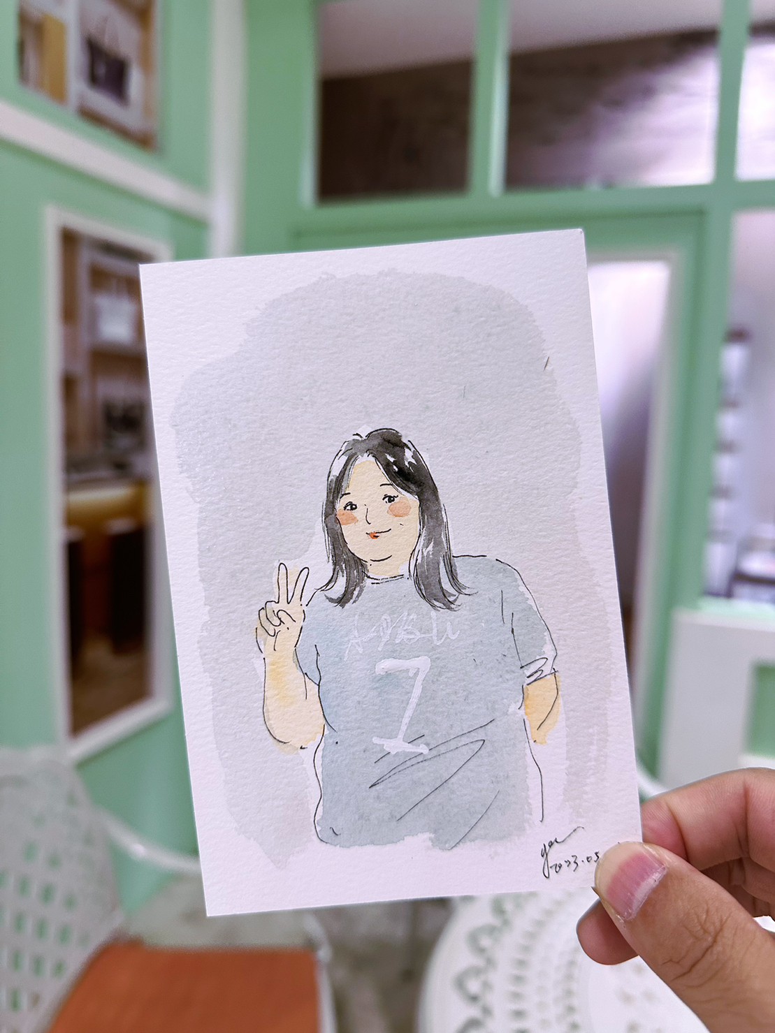 婚禮水彩畫家作品 016