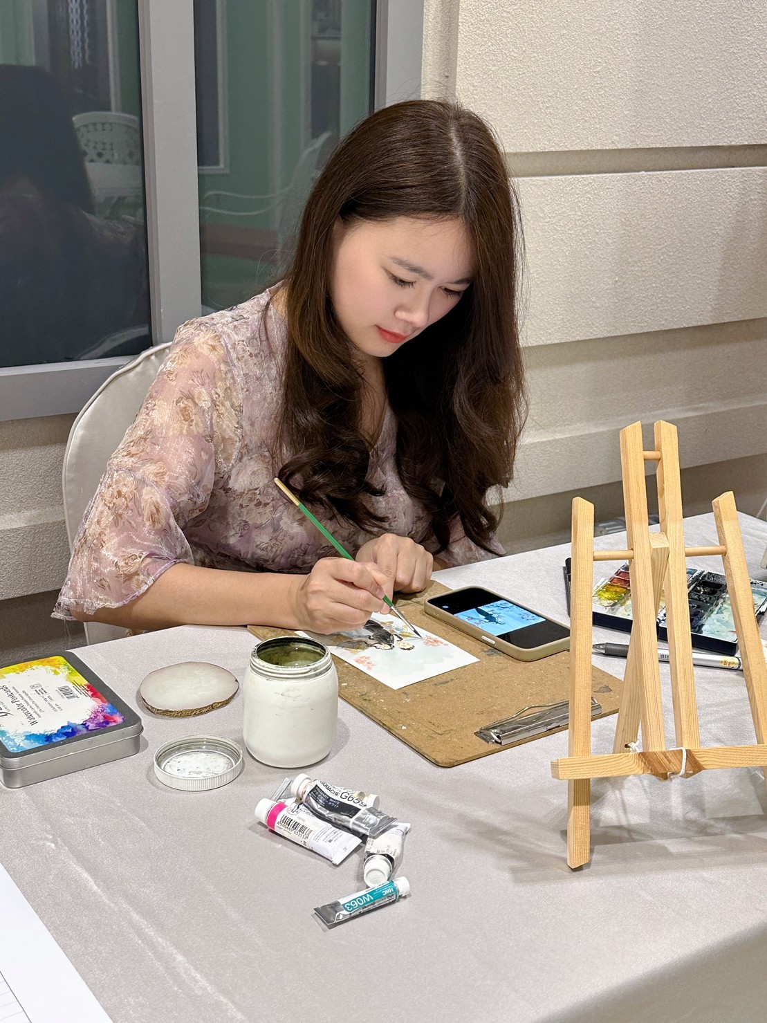 婚禮水彩畫家作品 028