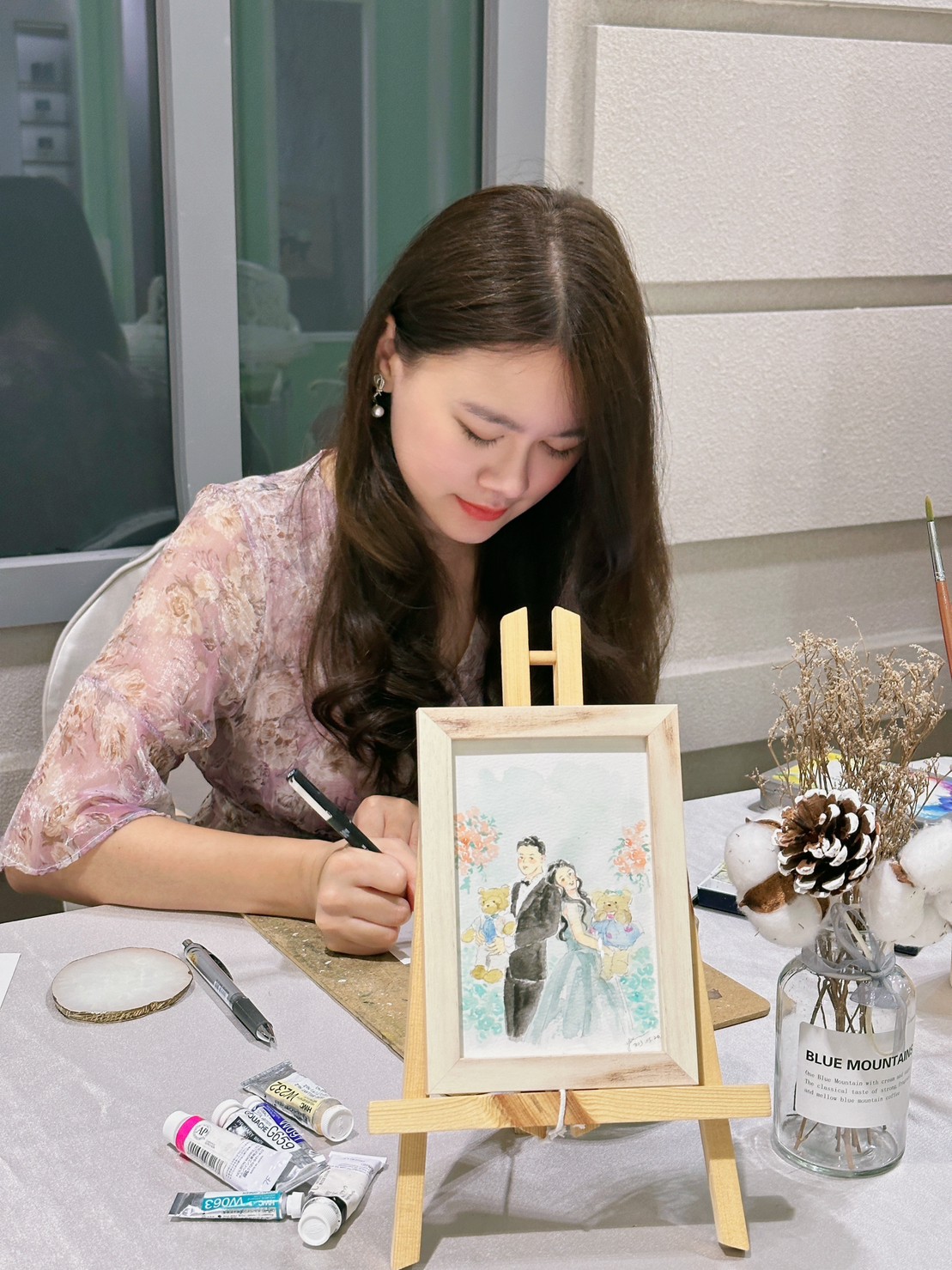 婚禮水彩畫家作品 029