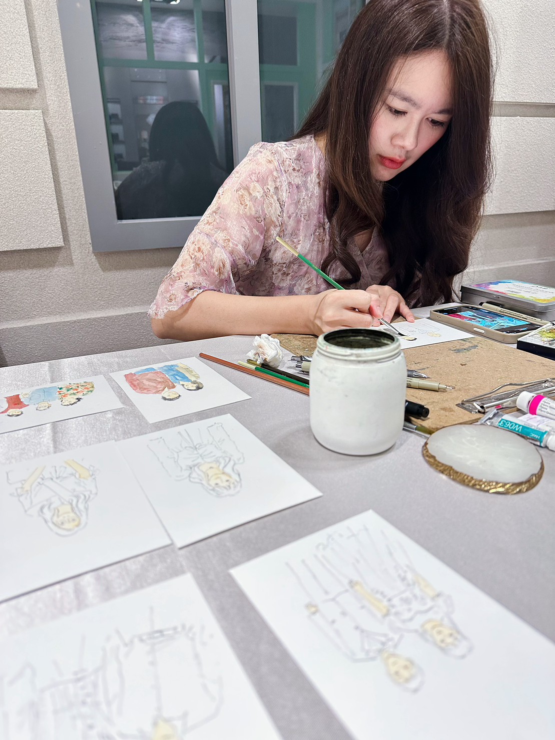 婚禮水彩畫家作品 032