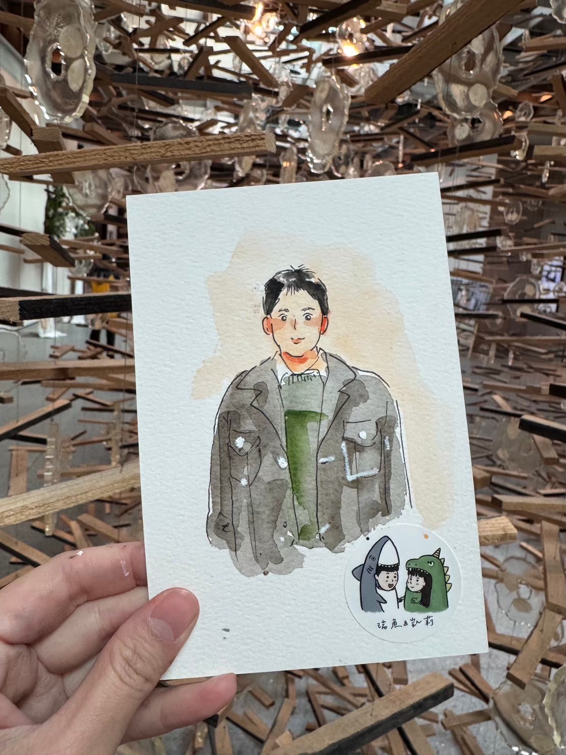 婚禮水彩畫家作品 103