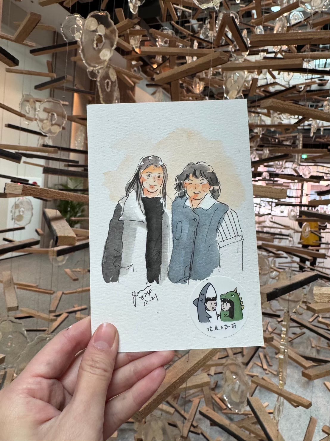婚禮水彩畫家作品 110